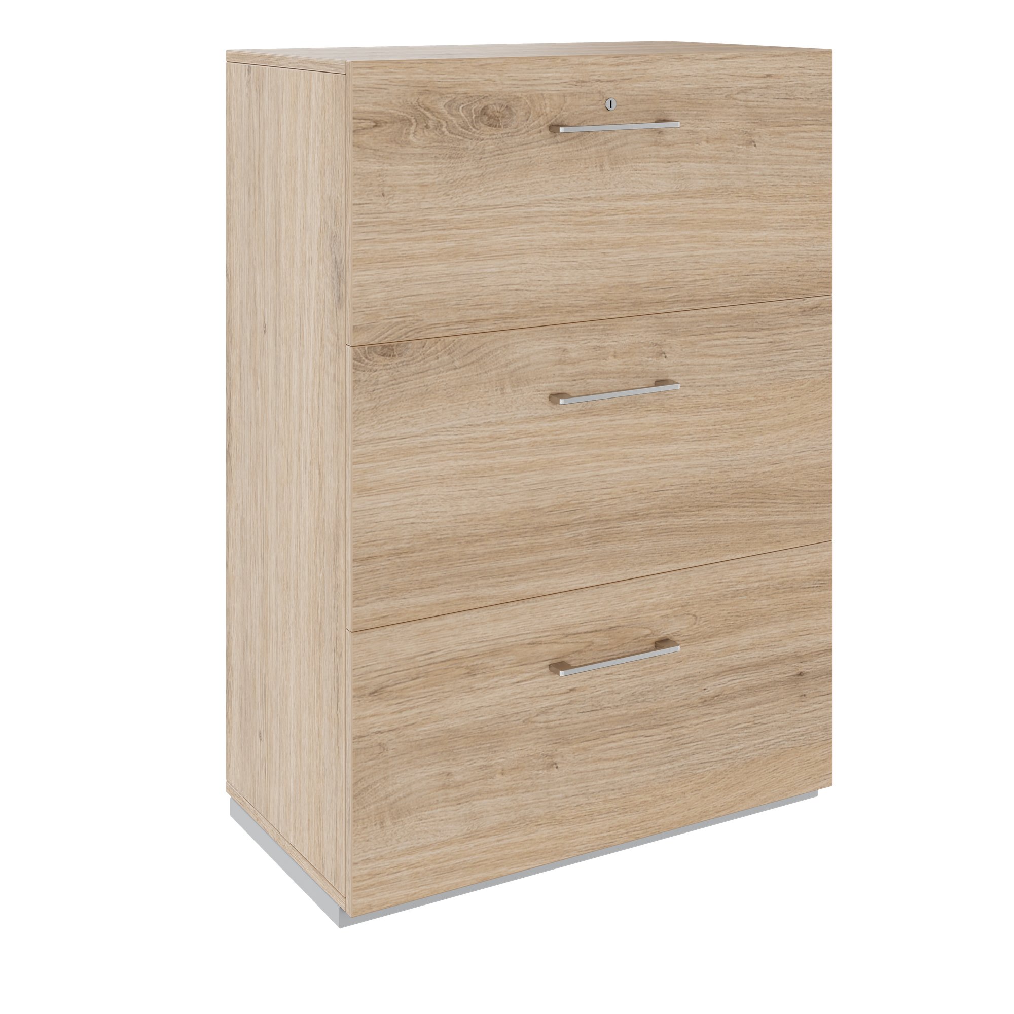 PRO Topping Register Gabinet | 3 OH, 800 x 1140 mm, corpus incollato, quercia naturale - 1 Main Image