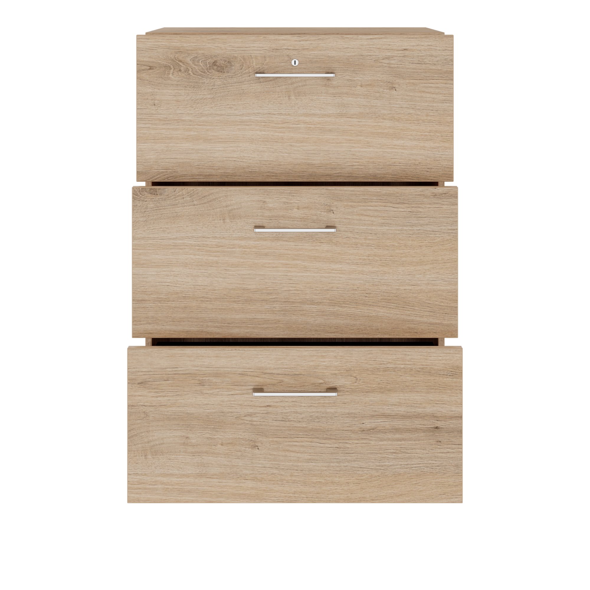 PRO Topping Register Gabinet | 3 OH, 800 x 1140 mm, corpus incollato, quercia naturale - 4 Main Image