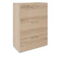 PRO Topping Register Gabinet | 3 OH, 800 x 1140 mm, corpus incollato, quercia naturale - 1 Thumbnail Image
