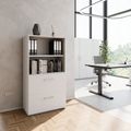 PRO Topping Register Gabinet | 4 OH, 800 x 1510 mm, corpus incollato, con scaffale, grigio - 13 Thumbnail Image