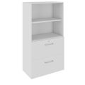 PRO Topping Register Gabinet | 4 OH, 800 x 1510 mm, corpus incollato, con scaffale, grigio - 1 Thumbnail Image