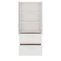 PRO Armoire de registre de garniture | 5 oh, 800 x 1880 mm, corpus collé, avec porte, blanc - 3 Thumbnail Image