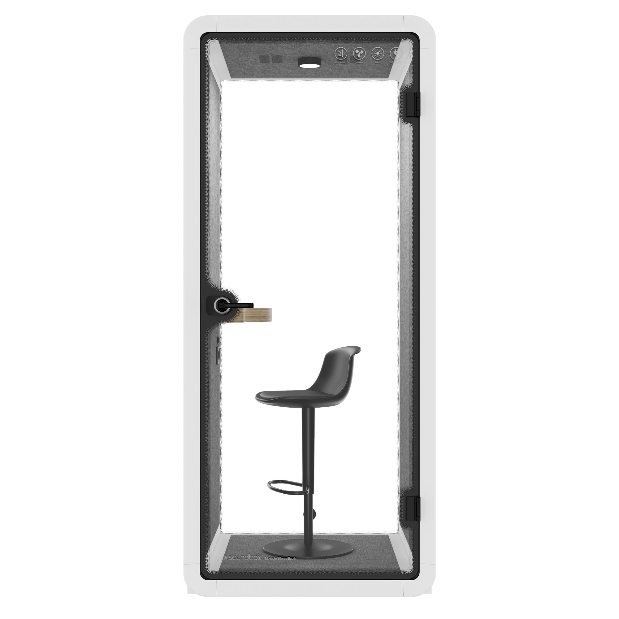 Casella telefonica VR-S | Space in sala, isolamento sonoro, per 1 persona - 2 Main Image