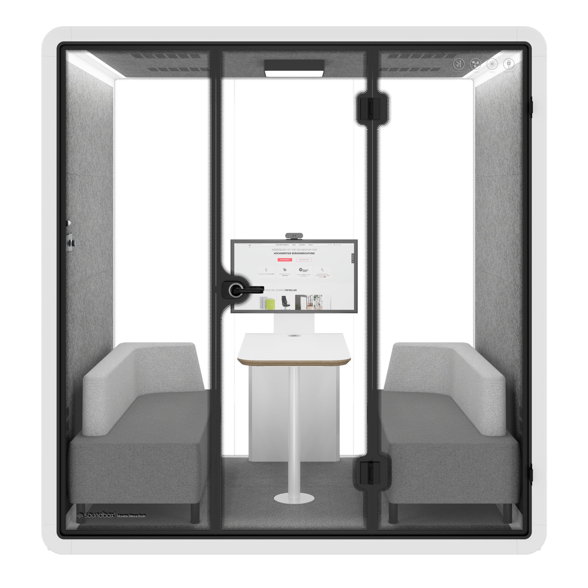 VR-L MeetingBox | Espace dans la chambre, isolation sonore, pour 4 personnes - 2 Main Image