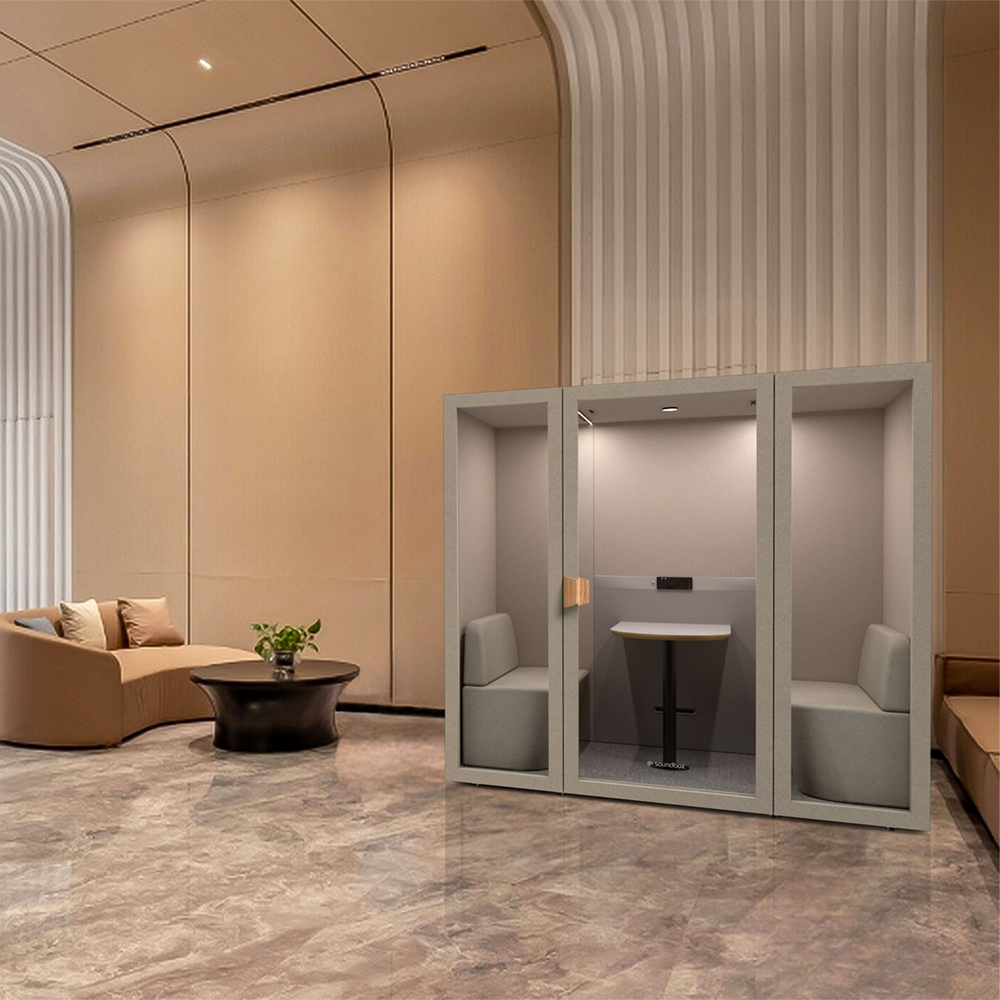 VR-L MeetingBox | Espace dans la chambre, isolation sonore, pour 4 personnes - 11 Main Image