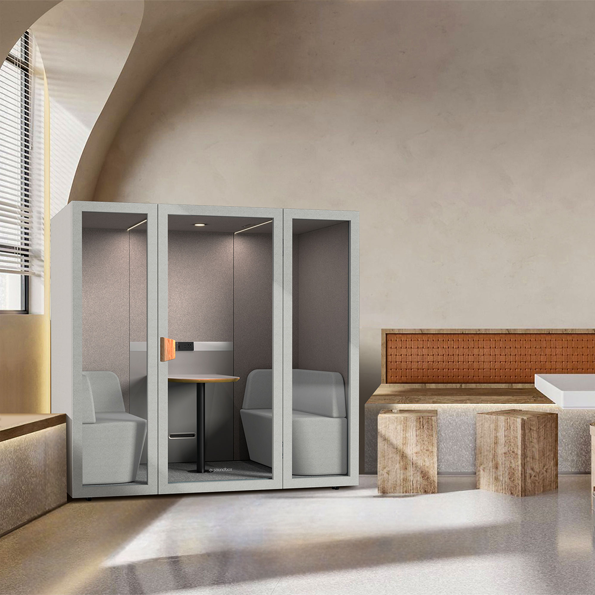 VR-L MeetingBox | Espace dans la chambre, isolation sonore, pour 4 personnes - 14 Main Image