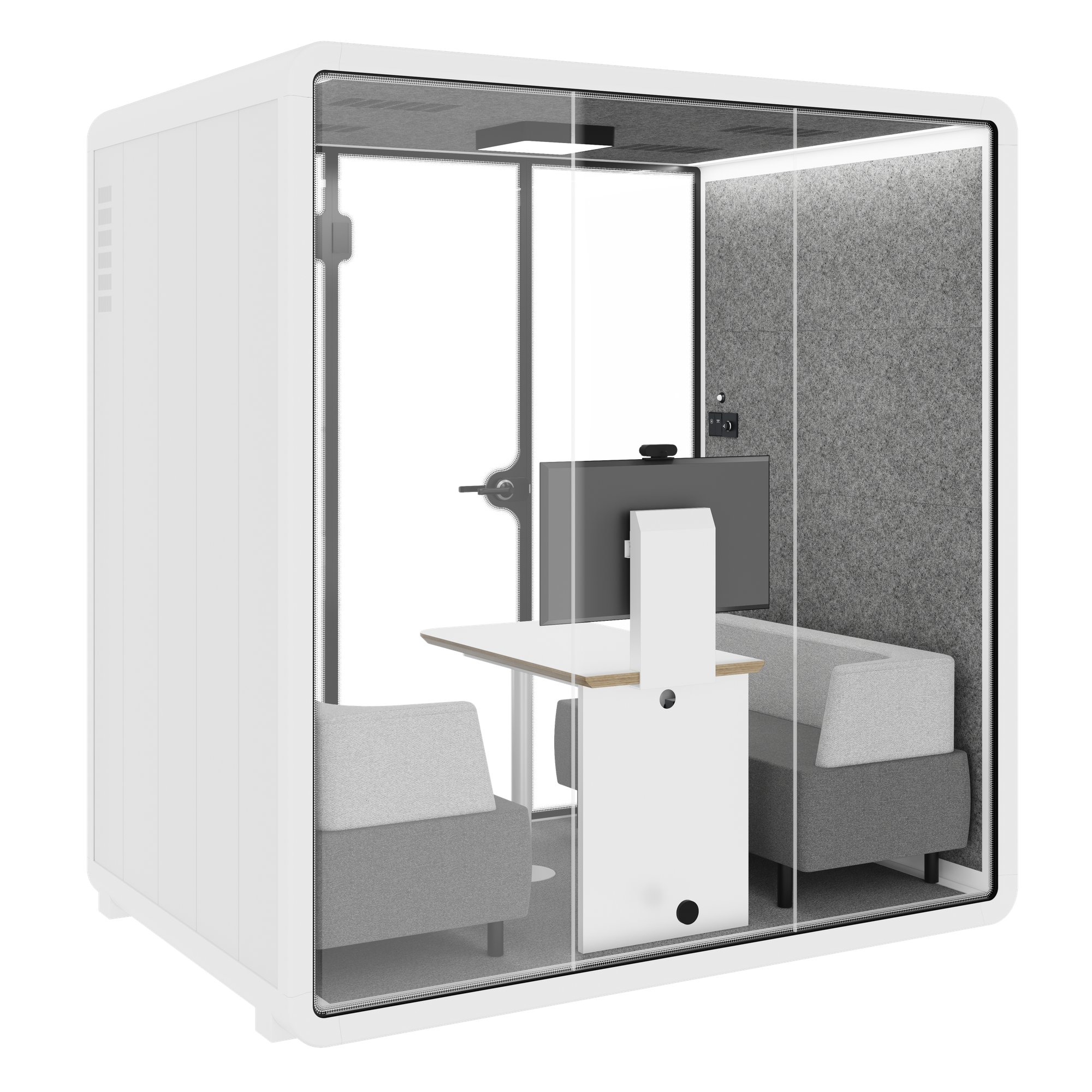 VR-L MeetingBox | Espace dans la chambre, isolation sonore, pour 4 personnes - 4 Main Image