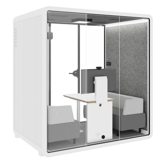 VR-L Meetingbox | Raum-in-Raum, Schallschutz, Für 4 Personen VR-L Meetingbox | Raum-in-Raum, Schallschutz, Für 4 Personen