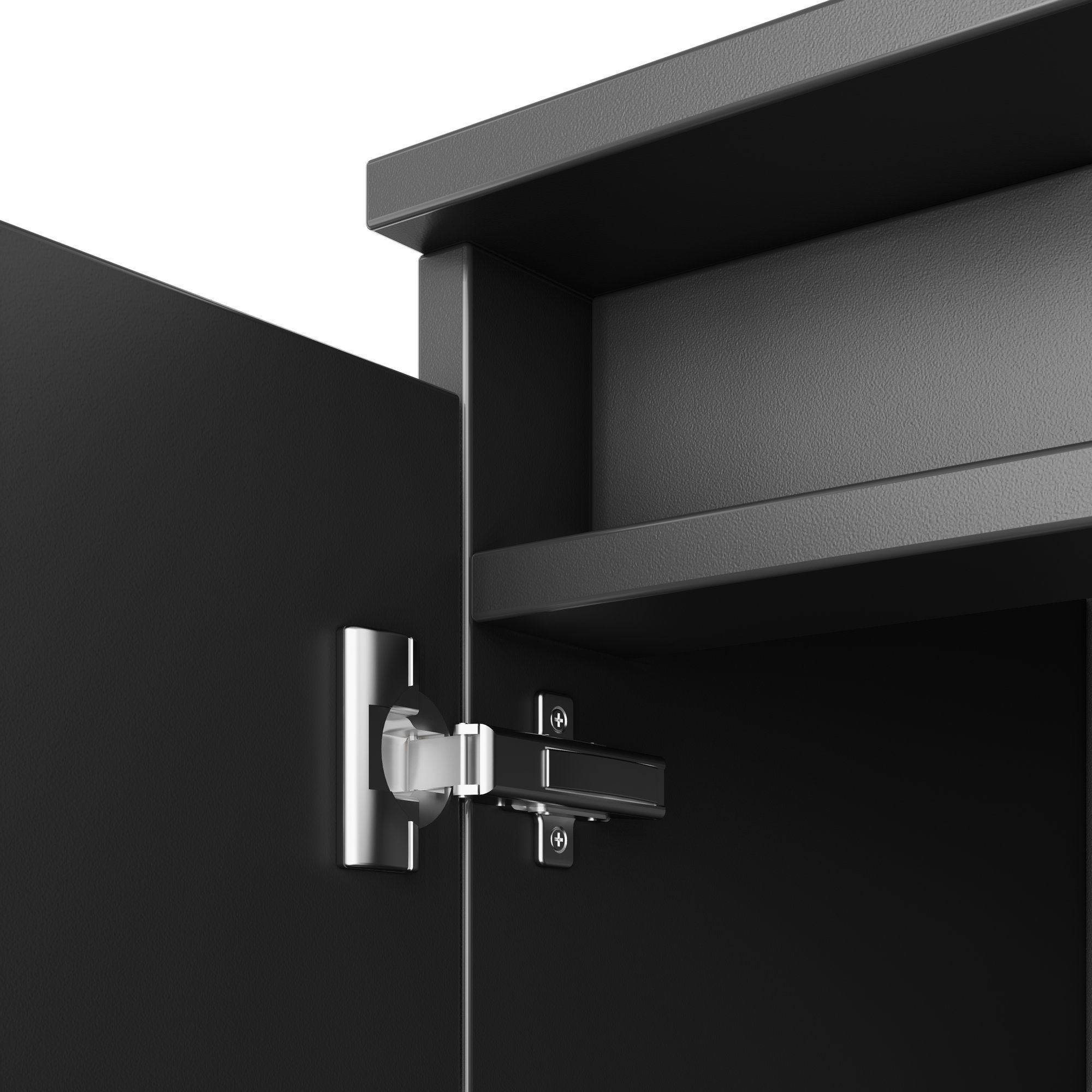 ART Highboard | 3 oh, 1600 x 1560 mm, gris foncé - 9 Main Image