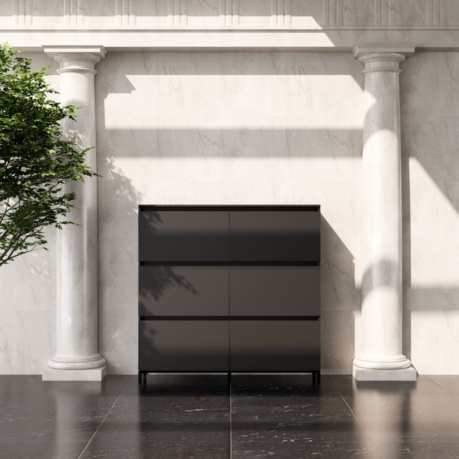 ART Highboard | 3 OH, 1600 x 1560 mm, Dunkelgrau ART Highboard | 3 OH, 1600 x 1560 mm, Dunkelgrau