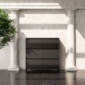 ART Highboard | 3 oh, 1600 x 1560 mm, gris foncé - 2 Thumbnail Image