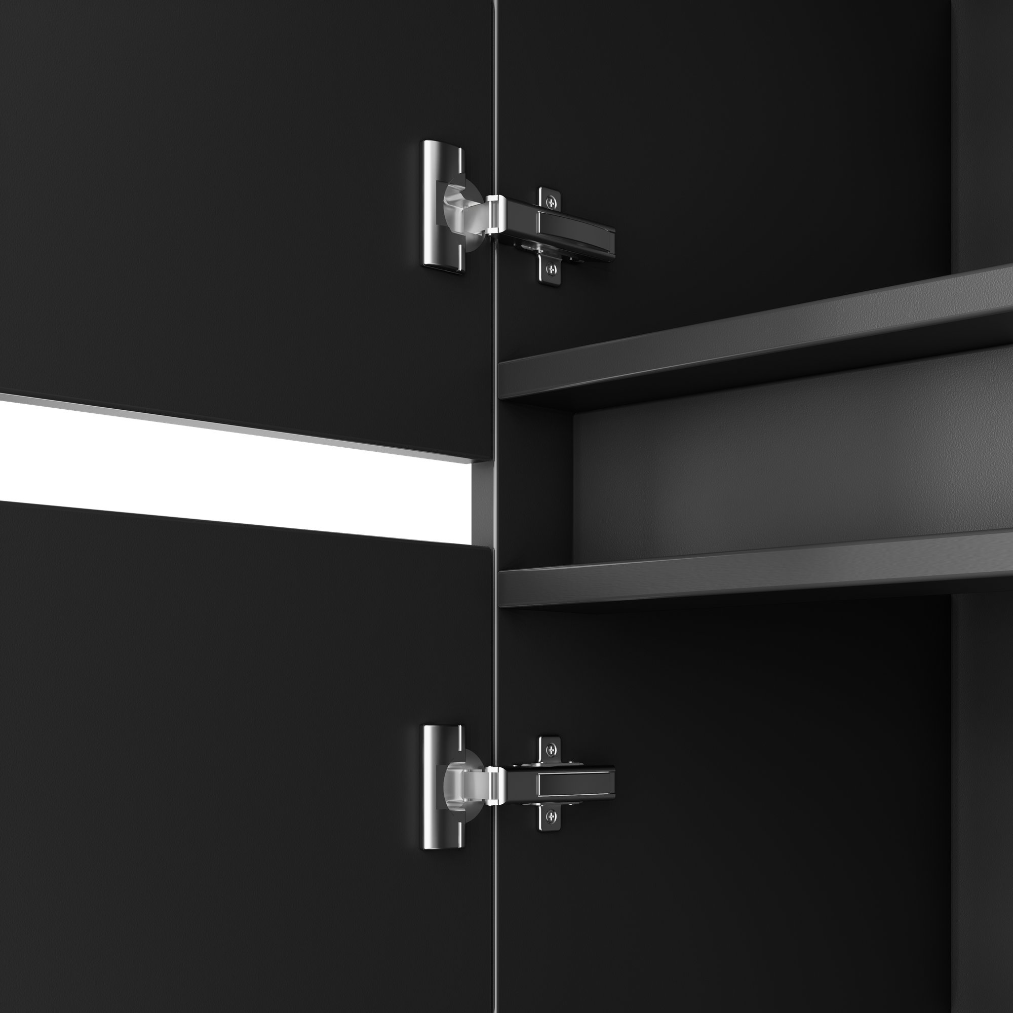 ART File cabinet | 4 Oh, 1600 x 1760 mm, dark gray - 8 Main Image