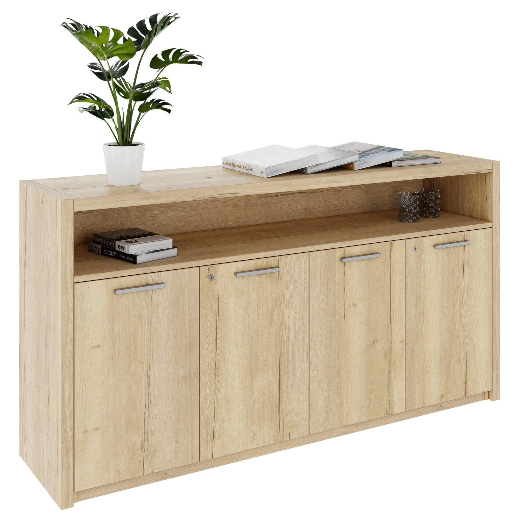 STRATEGO Sideboard | 1680 x 890 mm, Wildeiche - 6 Main Image