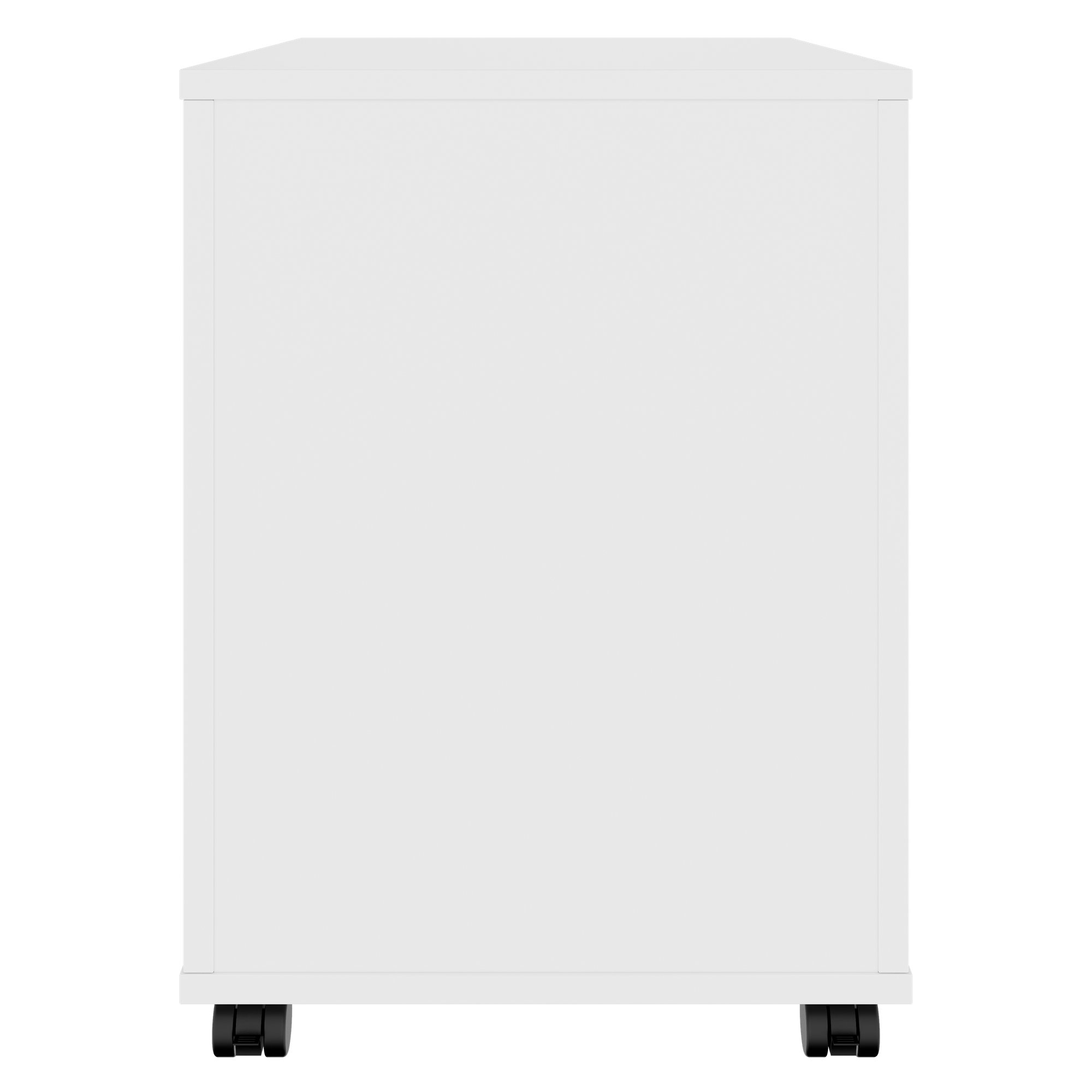 OPTIMA PRO Container rotolo | 3 cassetti di metallo + 1 Piccole parti, morbido vicino, bianco - 7 Main Image