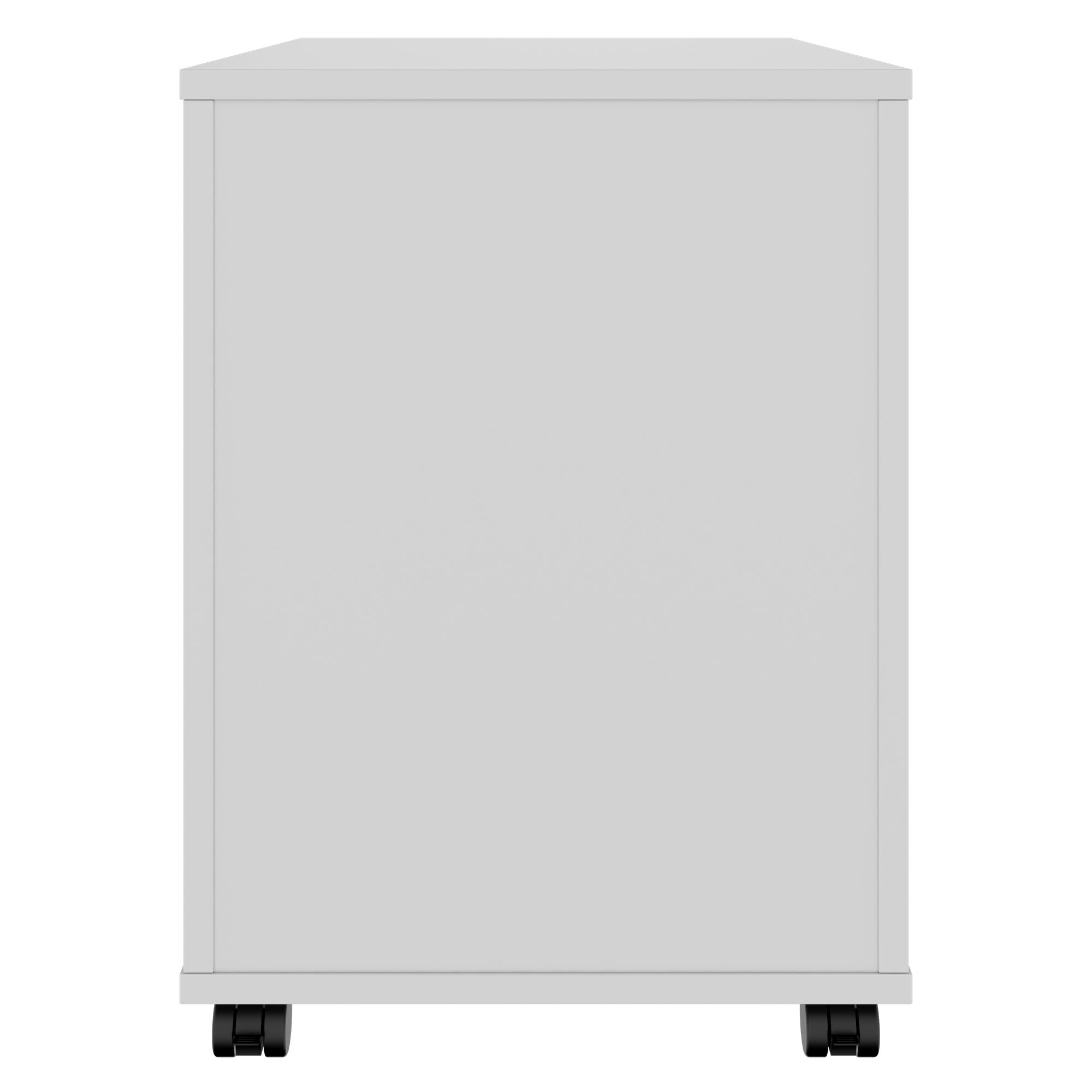 OPTIMA PRO Container rotolo | 3 cassetti di metallo + 1 Piccole parti, morbido vicino, grigio perla - 7 Main Image