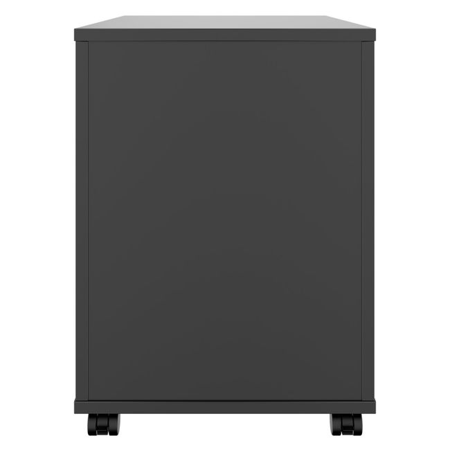 OPTIMA PRO Rollcontainer | 3 Metallschubladen + 1 Kleinteilefach, Soft Close, Anthrazit