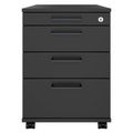 OPTIMA PRO Rollcontainer | 3 Metallschubladen + 1 Kleinteilefach, Soft Close, Anthrazit