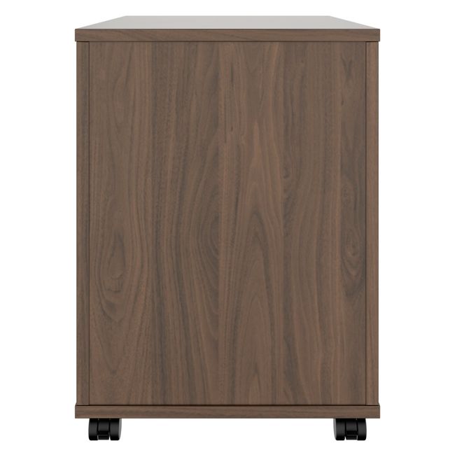 OPTIMA PRO Rollcontainer | 3 Metallschubladen + 1 Kleinteilefach, Soft Close, Nussbaum