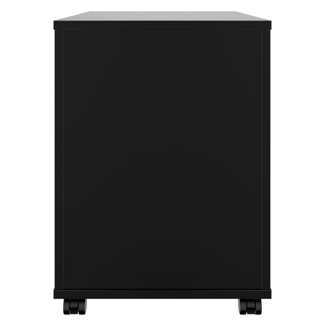 OPTIMA PRO Rollcontainer | 3 Metallschubladen + 1 Kleinteilefach, Soft Close, Schwarz