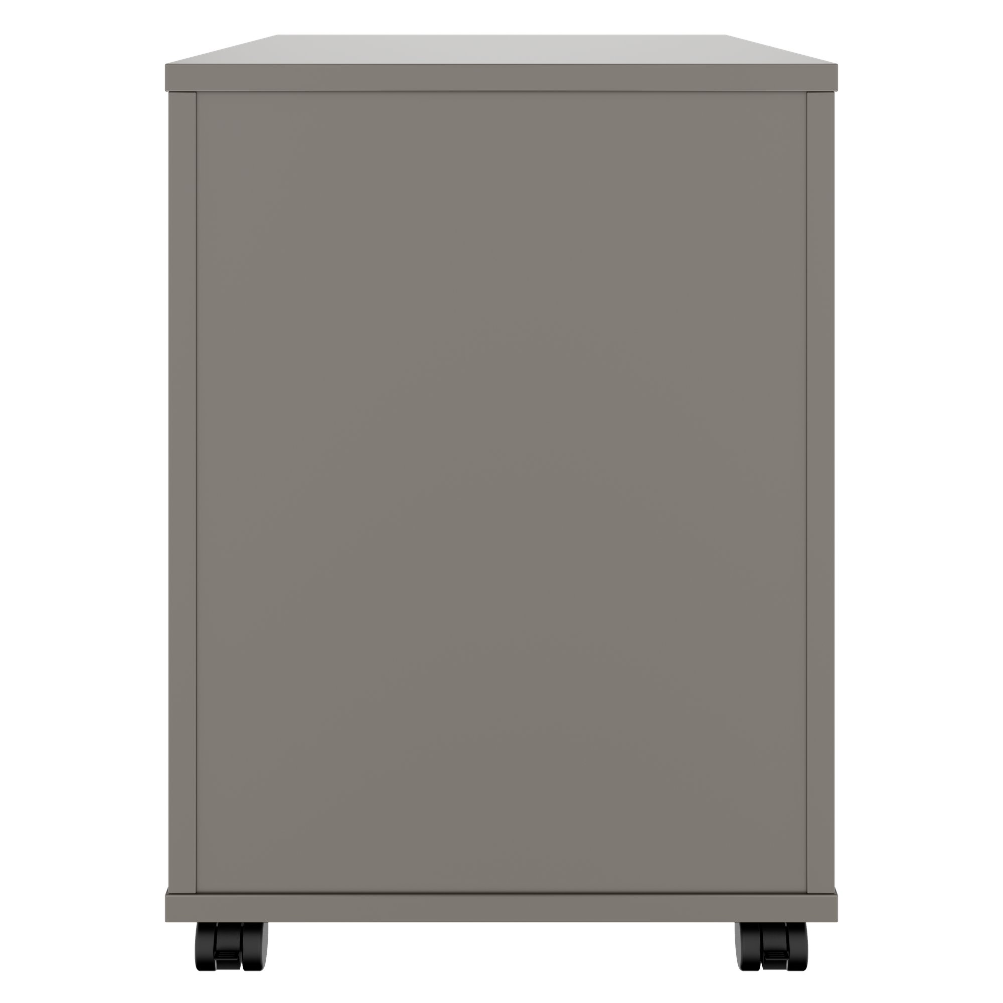 OPTIMA PRO Container rotolo | 3 cassetti di metallo + 1 Piccole parti, morbido vicino, grigio cubanite - 7 Main Image