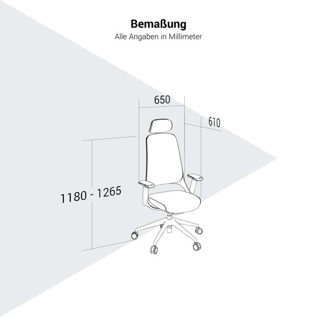 ERGOBACK Bürodrehstuhl | Kopfstütze, 4D-Armlehnen, Schwarz ERGOBACK Bürodrehstuhl | Kopfstütze, 4D-Armlehnen, Schwarz