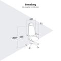 Ergoback Office Swivel Chair | Poggiatesta, braccioli 4d, nero - 7 Thumbnail Image