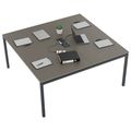 NOVA Konferenztisch | 1600 x 1640 mm (6 - 8 Personen), elektrifiziert, Cubanitgrau - 4 Thumbnail Image