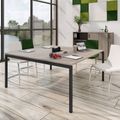 NOVA Konferenztisch | 1600 x 1640 mm (6 - 8 Personen), elektrifiziert, Nordeiche grau - 12 Thumbnail Image