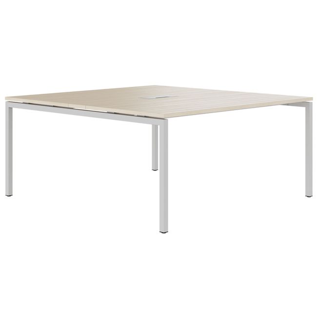 NOVA Konferenztisch | 1600 x 1640 mm (6 - 8 Personen), elektrifiziert, Sandesche