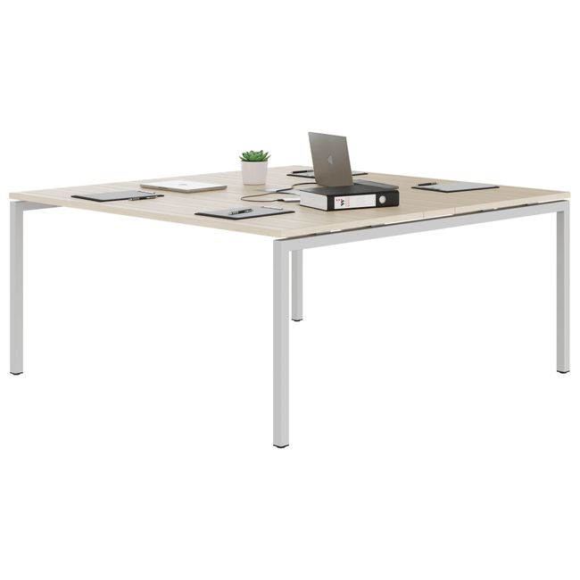 NOVA Konferenztisch | 1600 x 1640 mm (6 - 8 Personen), elektrifiziert, Sandesche