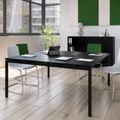NOVA Konferenztisch | 1600 x 1640 mm (6 - 8 Personen), elektrifiziert, Schwarz