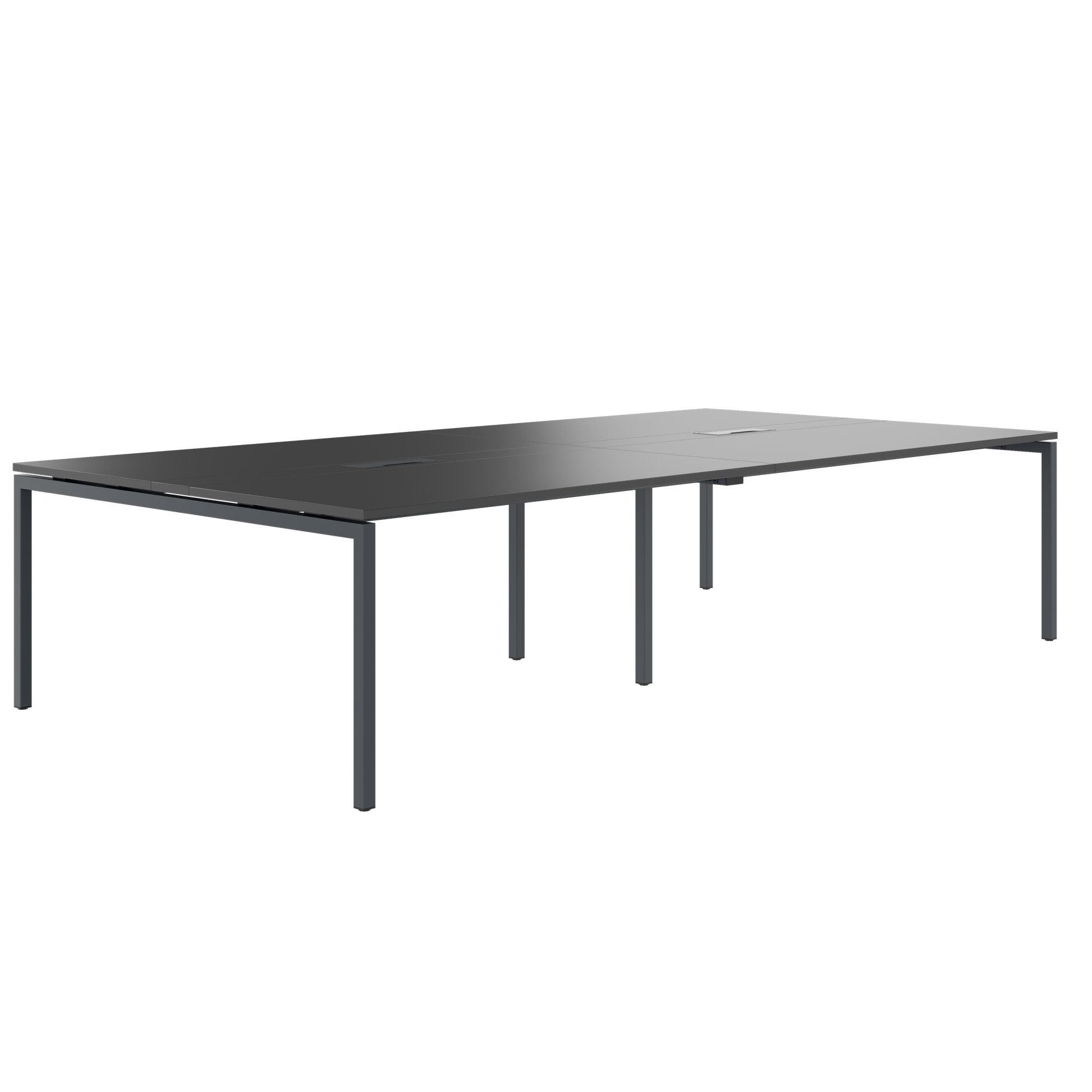 NOVA Conference table | 3200 x 1640 mm (10 - 12 people), electrified, anthracite - 1 Main Image