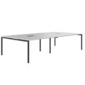 NOVA Conference table | 3200 x 1640 mm (10 - 12 people), electrified, pearl gray - 1 Thumbnail Image