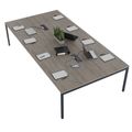 NOVA Conference table | 3200 x 1640 mm (10 - 12 people), electrified, north oak gray - 4 Thumbnail Image