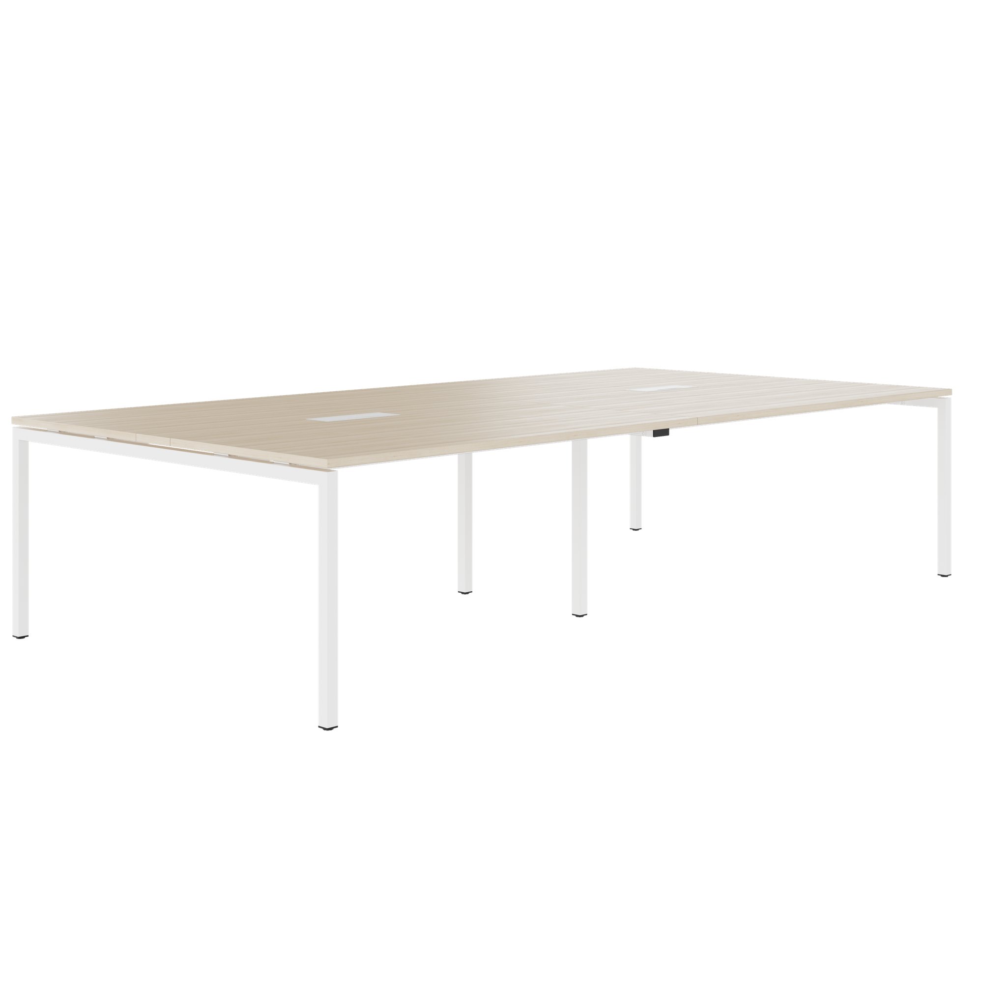 NOVA Conference table | 3200 x 1640 mm (10 - 12 people), electrified, sand ash - 1 Main Image