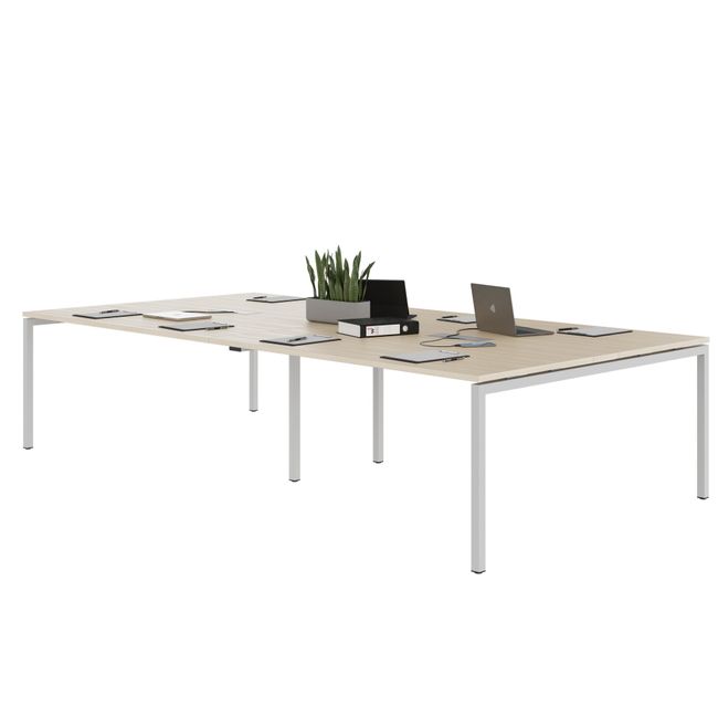 NOVA Konferenztisch | 3200 x 1640 mm (10 - 12 Personen), elektrifiziert, Sandesche