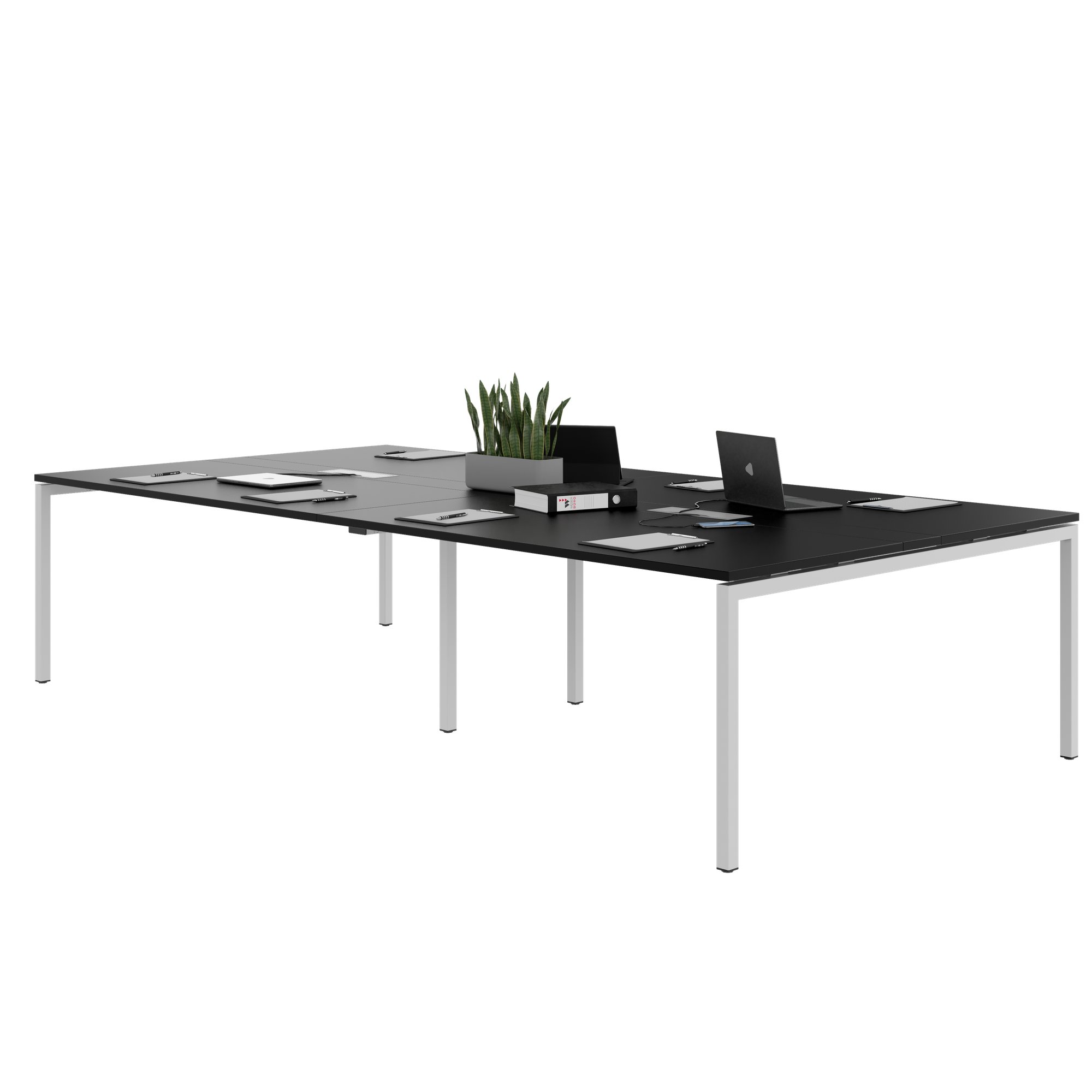 NOVA Conference table | 3200 x 1640 mm (10 - 12 people), electrified, black - 2 Main Image