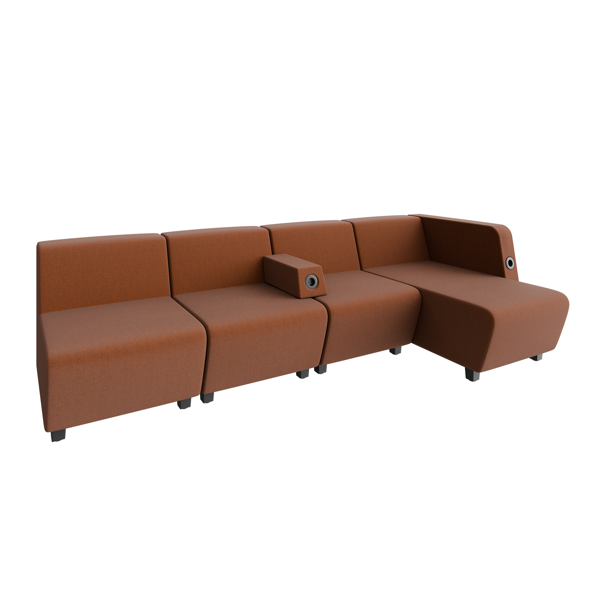 SOFT ROCK Sofa | 2526 x 690 mm, 4-Sitzer | WeberBÜRO