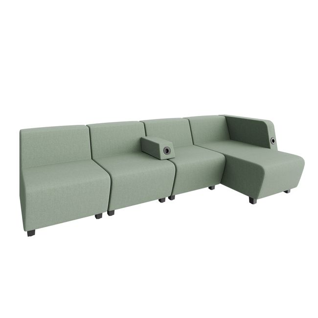SOFT ROCK Sofa | 2526 x 690 mm, 4-Sitzer