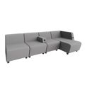 SOFT ROCK Sofa | 2526 x 690 mm, 4-Sitzer