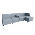 SOFT ROCK Sofa | 2526 x 690 mm, 4-Sitzer