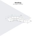 SOFT ROCK Sofa | 2956 x 690 mm, 7-Sitzer SOFT ROCK Sofa | 2956 x 690 mm, 7-Sitzer