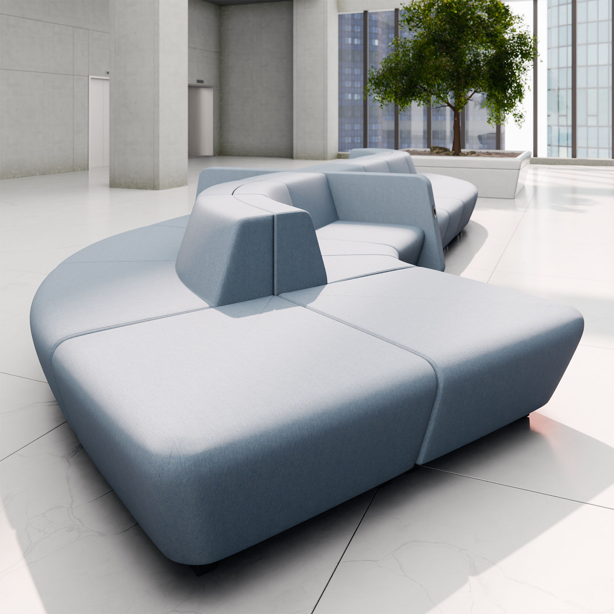 SOFT ROCK Sofa | 4883 x 690 mm, 20-Sitzer - 5 Main Image