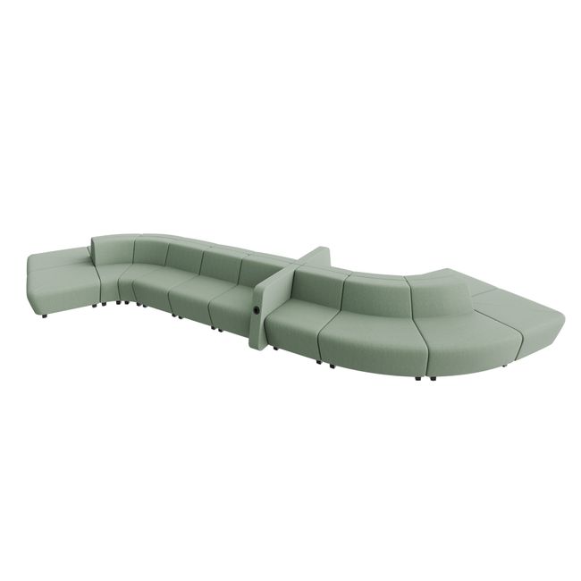SOFT ROCK Sofa | 4883 x 690 mm, 20-Sitzer