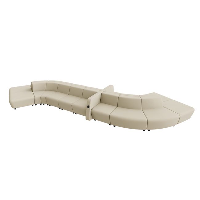 SOFT ROCK Sofa | 4883 x 690 mm, 20-Sitzer