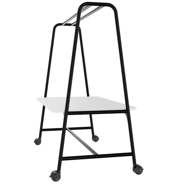 ROUND Multipurpose Tisch | 1600 - 1800 x 740 - 1050 mm, Weiß