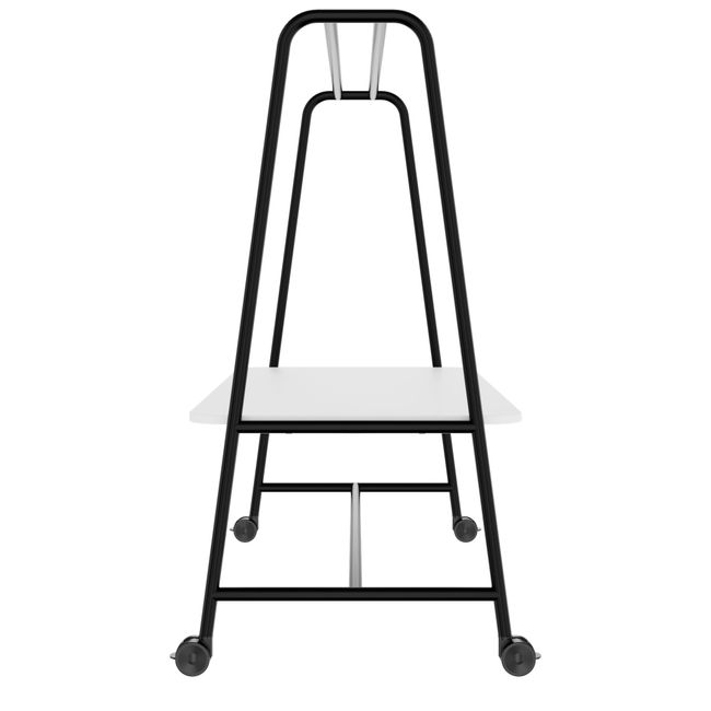 ROUND Multipurpose Tisch | 1600 - 1800 x 740 - 1050 mm, Weiß