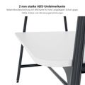 Round multipurpose table | 1600 - 1800 x 740 - 1050 mm, amber oak - 6 Thumbnail Image
