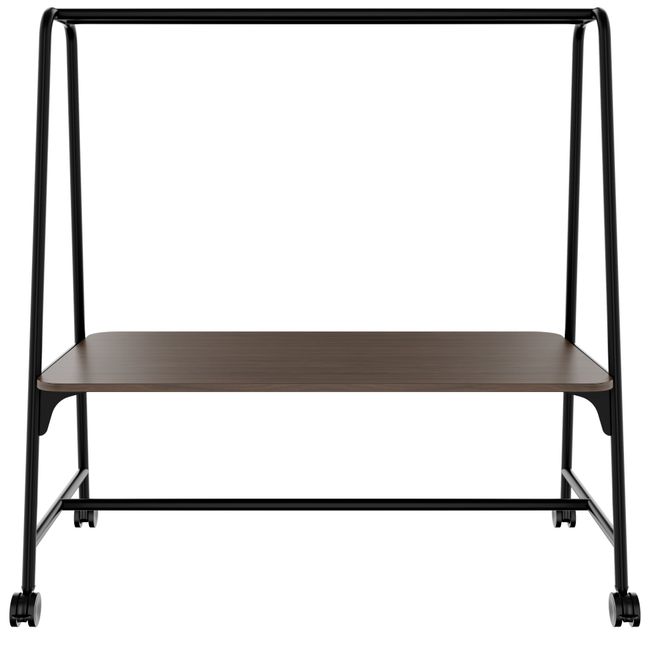 ROUND Multipurpose Tisch | 1600 - 1800 x 740 - 1050 mm, Nussbaum