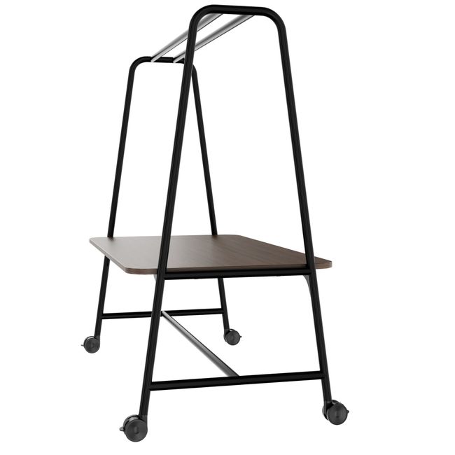 ROUND Multipurpose Tisch | 1600 - 1800 x 740 - 1050 mm, Nussbaum